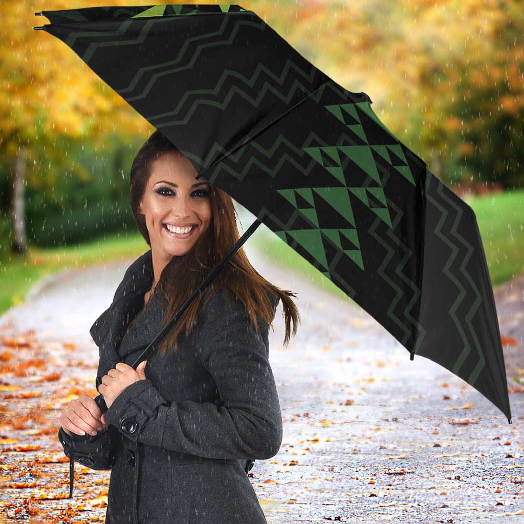 Custom New Zealand Maori Koru Koiri Motif Umbrella - Aussie Hoodie