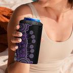 Memories Matter Alzheimers Awareness Personalised 4 in 1 Can Cooler Tumbler Aboriginal Ribbon Dot Painting