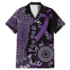 Memories Matter Alzheimers Awareness Personalised Family Matching Mermaid Dress and Hawaiian Shirt Aboriginal Ribbon Dot Painting