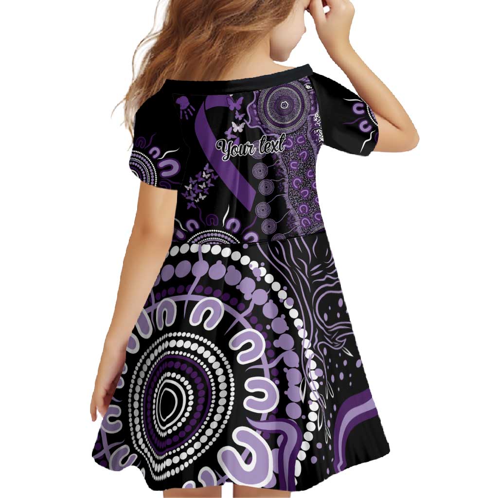 Memories Matter Alzheimers Awareness Personalised Family Matching Off Shoulder Maxi Dress and Hawaiian Shirt Aboriginal Ribbon Dot Painting