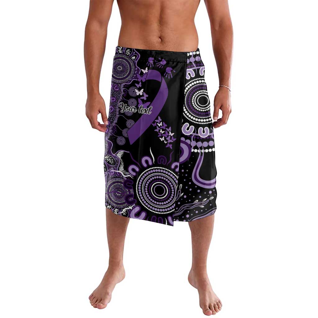 Memories Matter Alzheimers Awareness Personalised Lavalava Aboriginal Ribbon Dot Painting