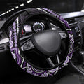 Memories Matter Alzheimers Awareness Steering Wheel Cover Aboriginal Ribbon Dot Painting