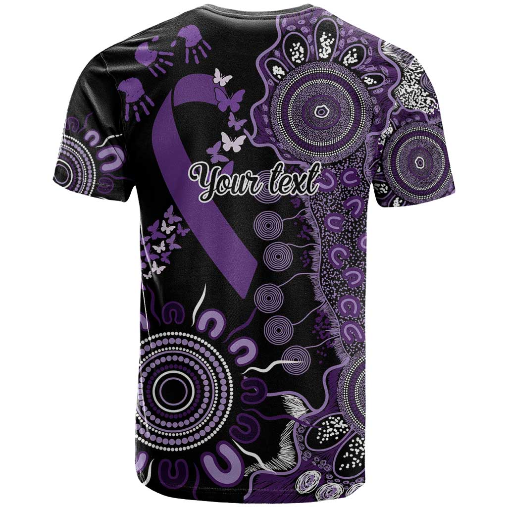 Memories Matter Alzheimers Awareness Personalised T Shirt Aboriginal Ribbon Dot Painting