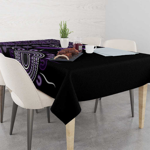 Memories Matter Alzheimers Awareness Personalised Tablecloth Aboriginal Ribbon Dot Painting