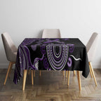 Memories Matter Alzheimers Awareness Personalised Tablecloth Aboriginal Ribbon Dot Painting