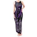 Memories Matter Alzheimers Awareness Personalised Tank Maxi Dress Aboriginal Ribbon Dot Painting