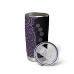 Memories Matter Alzheimers Awareness Personalised Tumbler Cup Aboriginal Ribbon Dot Painting