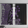 Memories Matter Alzheimers Awareness Personalised Window Curtain Aboriginal Ribbon Dot Painting