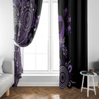 Memories Matter Alzheimers Awareness Personalised Window Curtain Aboriginal Ribbon Dot Painting
