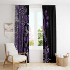 Memories Matter Alzheimers Awareness Personalised Window Curtain Aboriginal Ribbon Dot Painting