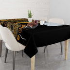 Childhood Cancer Awareness Personalised Tablecloth Aboriginal Ribbon Dot Painting