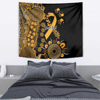Childhood Cancer Awareness Personalised Tapestry Aboriginal Ribbon Dot Painting