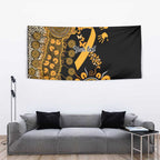 Childhood Cancer Awareness Personalised Tapestry Aboriginal Ribbon Dot Painting