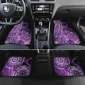 Domestic Violence Awareness Personalised Car Mats Aboriginal Ribbon Dot Painting