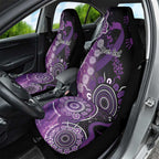 Domestic Violence Awareness Personalised Car Seat Cover Aboriginal Ribbon Dot Painting