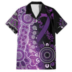 Domestic Violence Awareness Personalised Family Matching Tank Maxi Dress and Hawaiian Shirt Aboriginal Ribbon Dot Painting