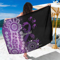 Domestic Violence Awareness Personalised Sarong Aboriginal Ribbon Dot Painting