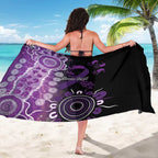 Domestic Violence Awareness Personalised Sarong Aboriginal Ribbon Dot Painting