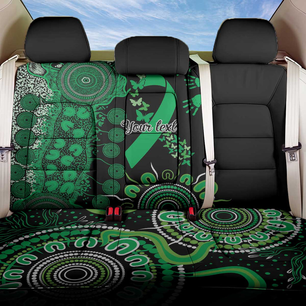 Minority Mental Health Awareness Personalised Back Car Seat Cover Aboriginal Ribbon Dot Painting