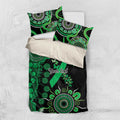 Minority Mental Health Awareness Personalised Bedding Set Aboriginal Ribbon Dot Painting