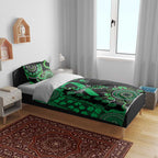 Minority Mental Health Awareness Personalised Bedding Set Aboriginal Ribbon Dot Painting