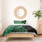 Minority Mental Health Awareness Personalised Bedding Set Aboriginal Ribbon Dot Painting
