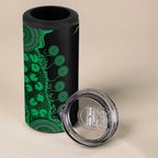 Minority Mental Health Awareness Personalised 4 in 1 Can Cooler Tumbler Aboriginal Ribbon Dot Painting