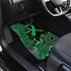 Minority Mental Health Awareness Personalised Car Mats Aboriginal Ribbon Dot Painting