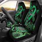 Minority Mental Health Awareness Personalised Car Seat Cover Aboriginal Ribbon Dot Painting