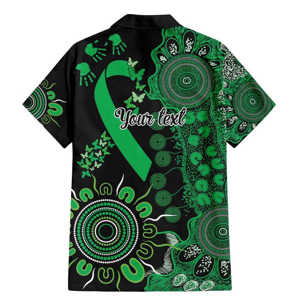 Minority Mental Health Awareness Personalised Family Matching Mermaid Dress and Hawaiian Shirt Aboriginal Ribbon Dot Painting