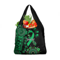 Minority Mental Health Awareness Personalised Grocery Bag Aboriginal Ribbon Dot Painting