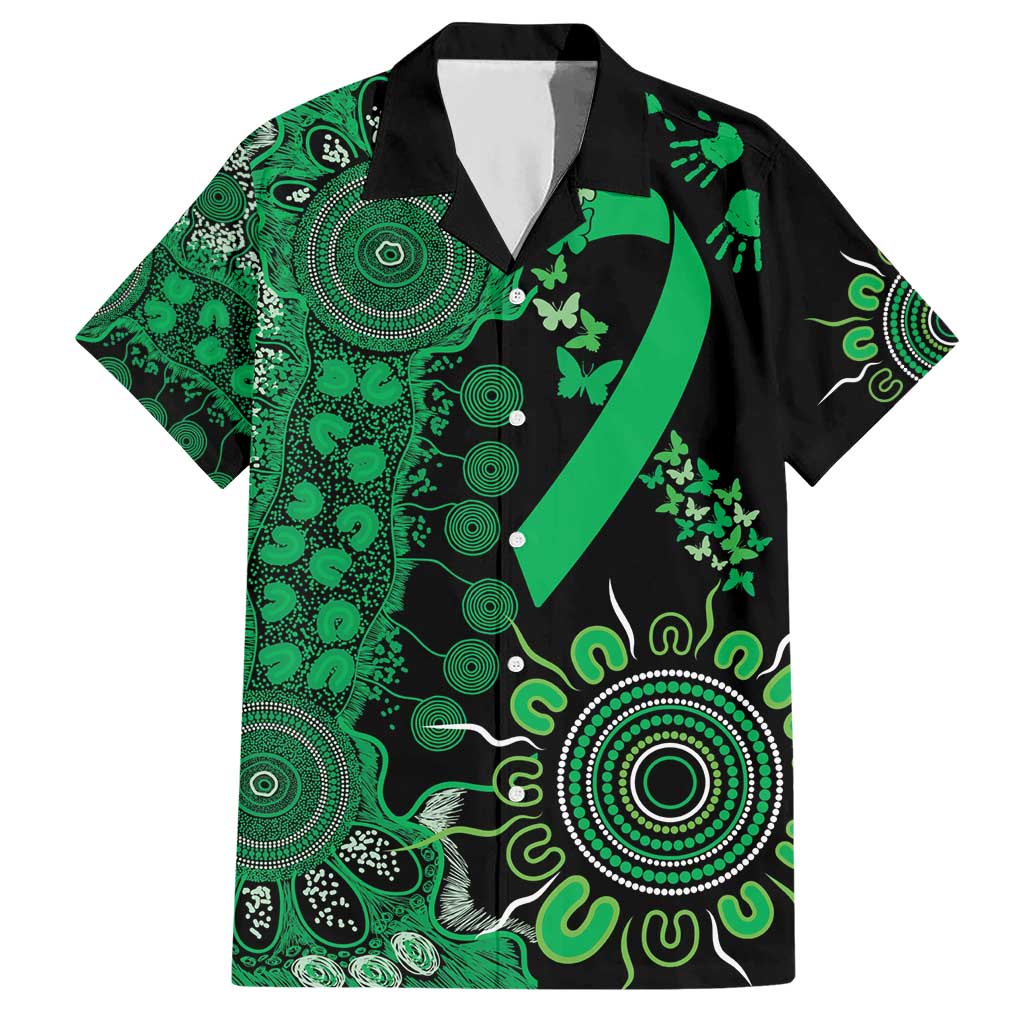 Minority Mental Health Awareness Personalised Hawaiian Shirt Aboriginal Ribbon Dot Painting