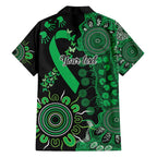 Minority Mental Health Awareness Personalised Hawaiian Shirt Aboriginal Ribbon Dot Painting