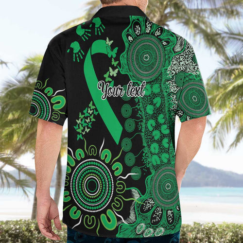 Minority Mental Health Awareness Personalised Hawaiian Shirt Aboriginal Ribbon Dot Painting