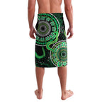 Minority Mental Health Awareness Personalised Lavalava Aboriginal Ribbon Dot Painting