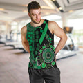 Minority Mental Health Awareness Personalised Men Tank Top Aboriginal Ribbon Dot Painting