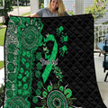 Minority Mental Health Awareness Personalised Quilt Aboriginal Ribbon Dot Painting