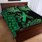 Minority Mental Health Awareness Personalised Quilt Bed Set Aboriginal Ribbon Dot Painting