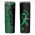 Minority Mental Health Awareness Personalised Skinny Tumbler Aboriginal Ribbon Dot Painting