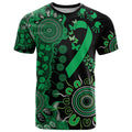 Minority Mental Health Awareness Personalised T Shirt Aboriginal Ribbon Dot Painting