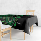 Minority Mental Health Awareness Personalised Tablecloth Aboriginal Ribbon Dot Painting