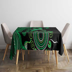 Minority Mental Health Awareness Personalised Tablecloth Aboriginal Ribbon Dot Painting