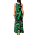 Minority Mental Health Awareness Personalised Tank Maxi Dress Aboriginal Ribbon Dot Painting