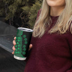 Minority Mental Health Awareness Personalised Tumbler Cup Aboriginal Ribbon Dot Painting