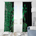 Minority Mental Health Awareness Personalised Window Curtain Aboriginal Ribbon Dot Painting