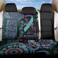 National Suicide Prevention Back Car Seat Cover Aboriginal Ribbon Dot Painting