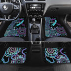 National Suicide Prevention Car Mats Aboriginal Ribbon Dot Painting
