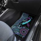 National Suicide Prevention Car Mats Aboriginal Ribbon Dot Painting
