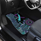 National Suicide Prevention Car Mats Aboriginal Ribbon Dot Painting