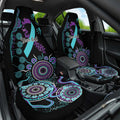 National Suicide Prevention Car Seat Cover Aboriginal Ribbon Dot Painting
